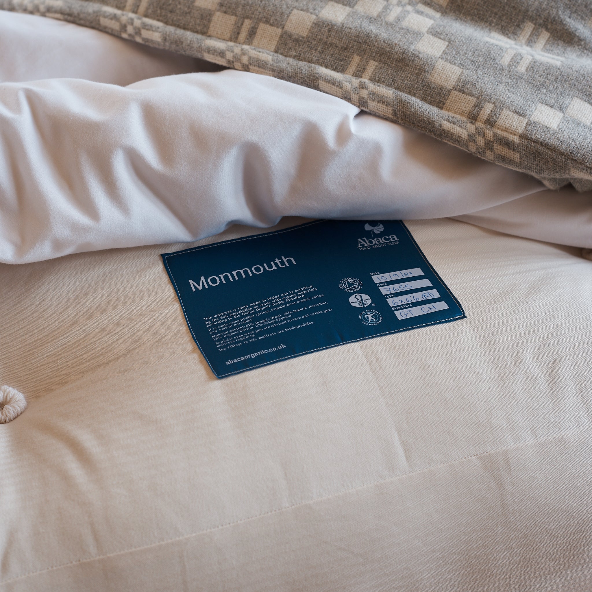 Monmouth Natural Organic Pocket Sprung Mattress